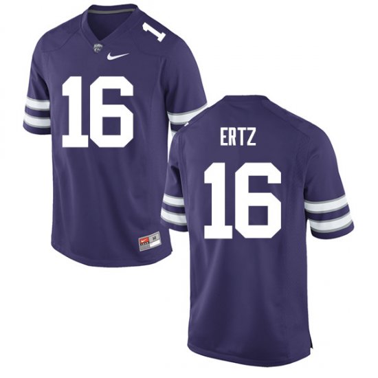 Sale - Purple Jesse Ertz #16 Kansas State Men NCAA Classic Football Jersey