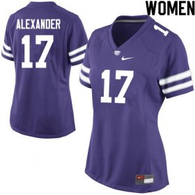 Sale - Purple Jonathan Alexander #17 Kansas State Women NCAA Alumni Football Jersey