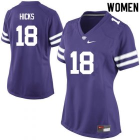 Sale - Purple Andrew Hicks #18 Kansas State Women NCAA Classic Football Jersey