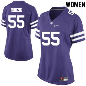 Sale - Purple Ian Rudzik #55 Kansas State Women NCAA Classic Football Jersey