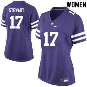 Sale - Purple Isaiah Stewart #17 Kansas State Women College Classic Football Jersey